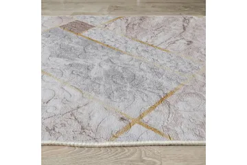 Dina Bomullsmatta 100x300 cm Rektangulär - Vit - Textil & mattor - Matta - Modern matta - Bomullsmatta