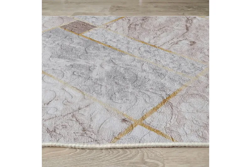 Dina Bomullsmatta 100x300 cm Rektangulär - Vit - Textil & mattor - Matta - Modern matta - Bomullsmatta