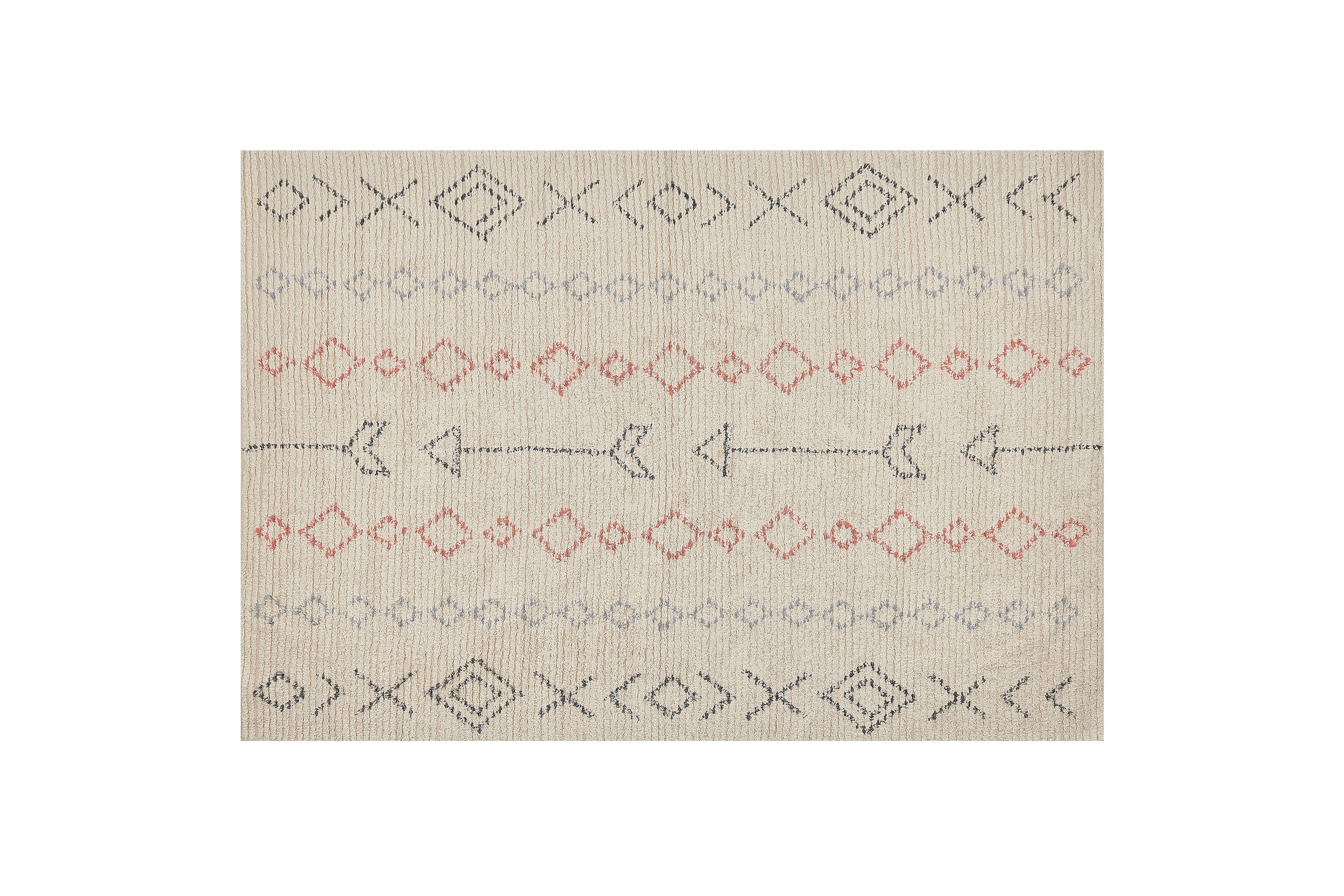 Bomullsmatta Dispur 140x200 cm Beige
