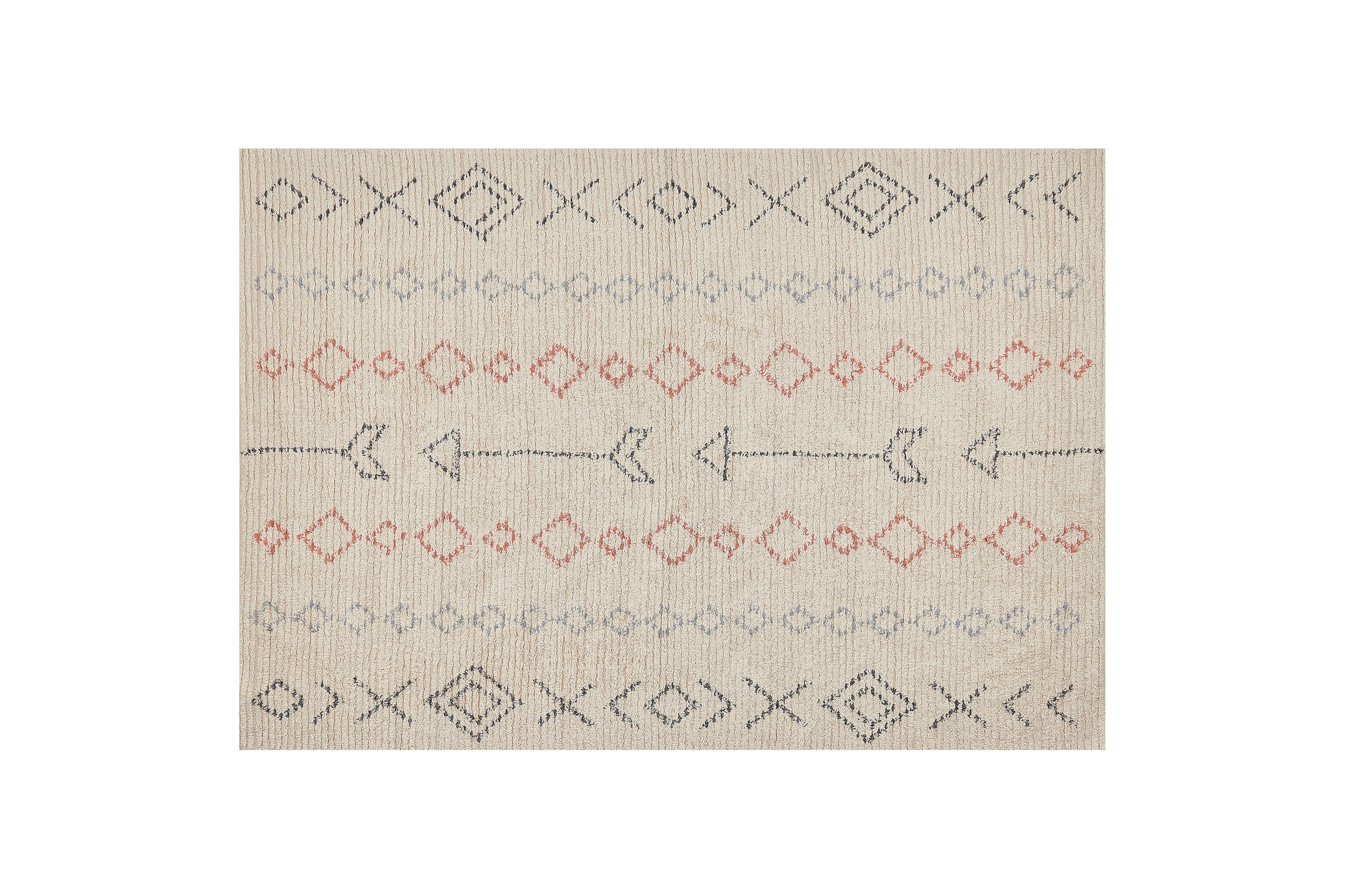 Bomullsmatta Dispur 160x230 cm Beige