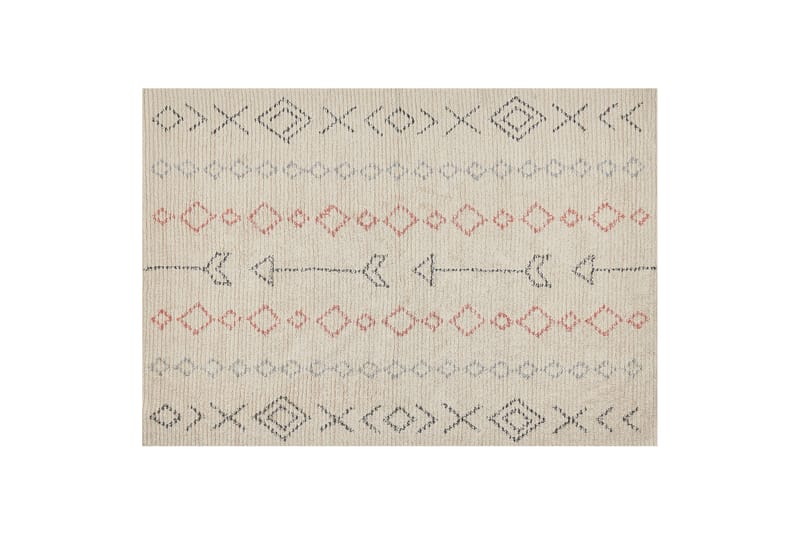Bomullsmatta Dispur 160x230 cm - Beige - Textil & mattor - Matta - Modern matta - Bomullsmatta