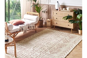 Bomullsmatta Edirne 160x230 cm - Beige - Textil & mattor - Matta - Modern matta - Bomullsmatta