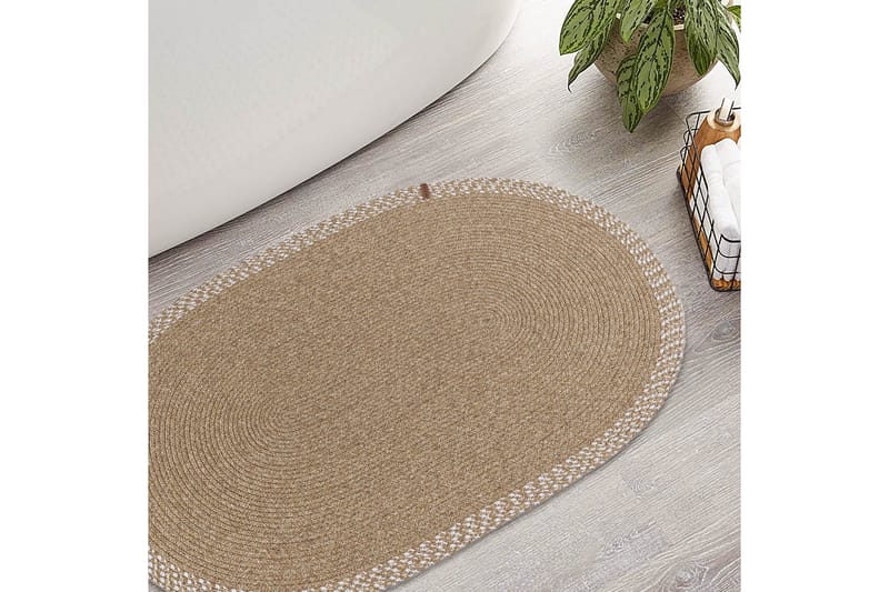Bomullsmatta Fielo 50x80 Rektangulär - Beige - Textil & mattor - Matta - Modern matta - Bomullsmatta