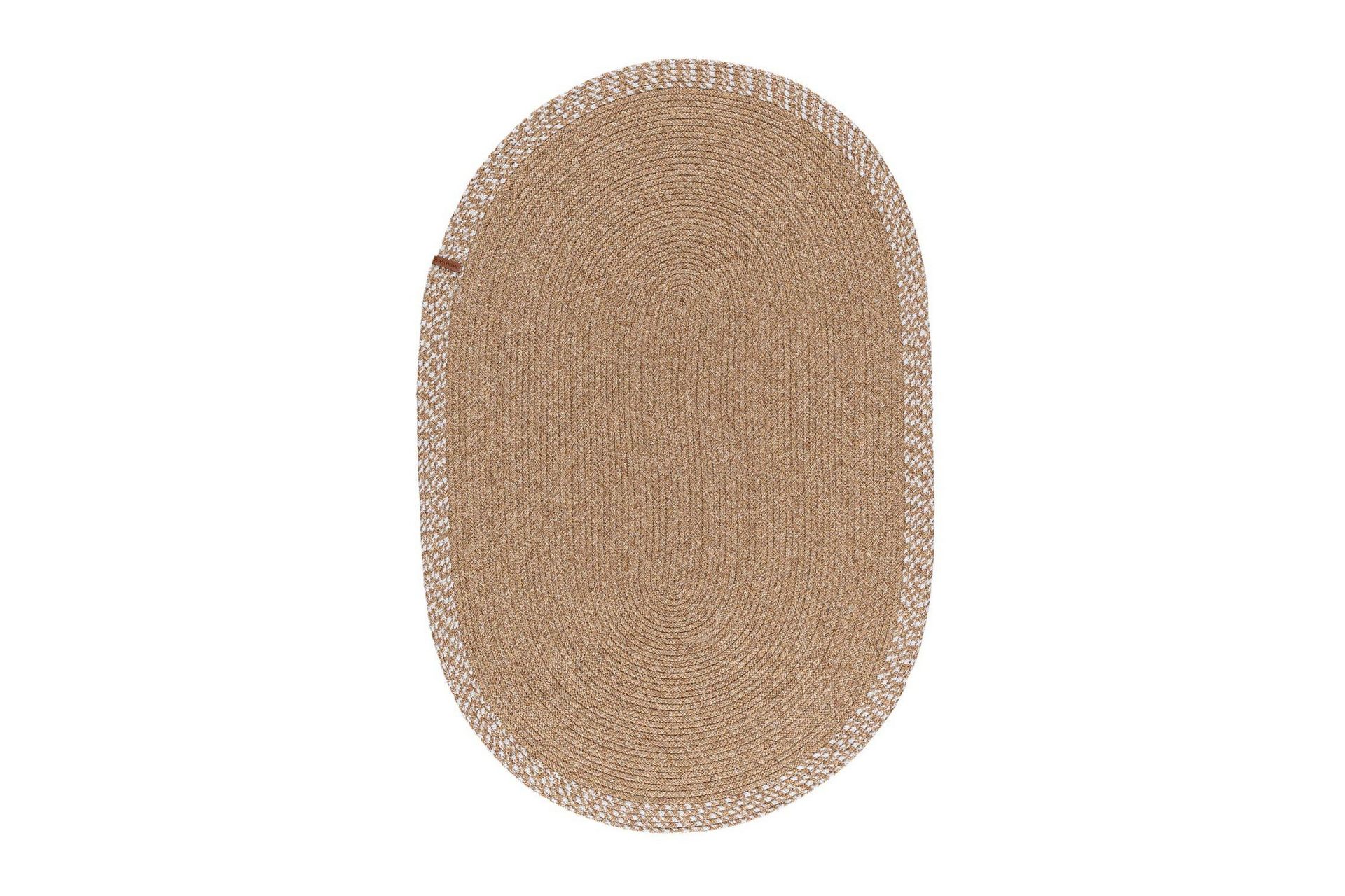 Fielo Bomullsmatta 80x120 cm Rektangul&auml;r - Beige