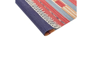 Bomullsmatta Gandzak 200x300 cm - Blå - Textil & mattor - Matta - Modern matta - Bomullsmatta