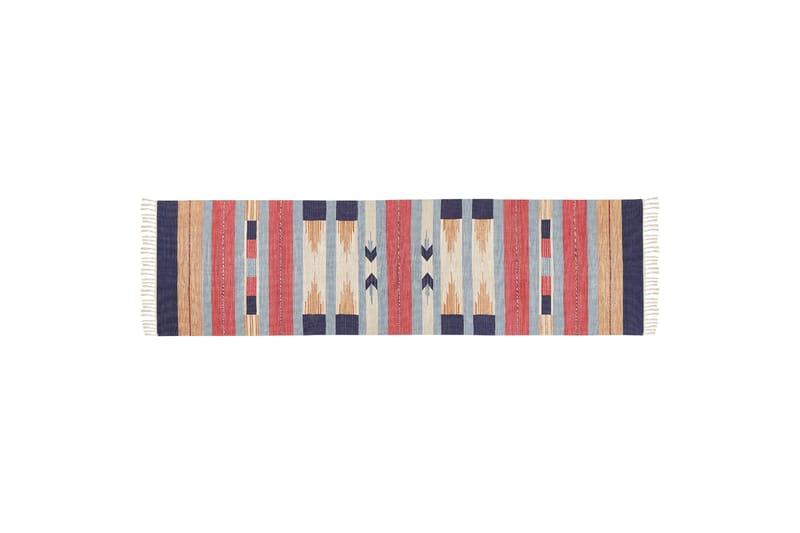 Bomullsmatta Gandzak 80x300 cm - Blå - Textil & mattor - Matta - Modern matta - Bomullsmatta