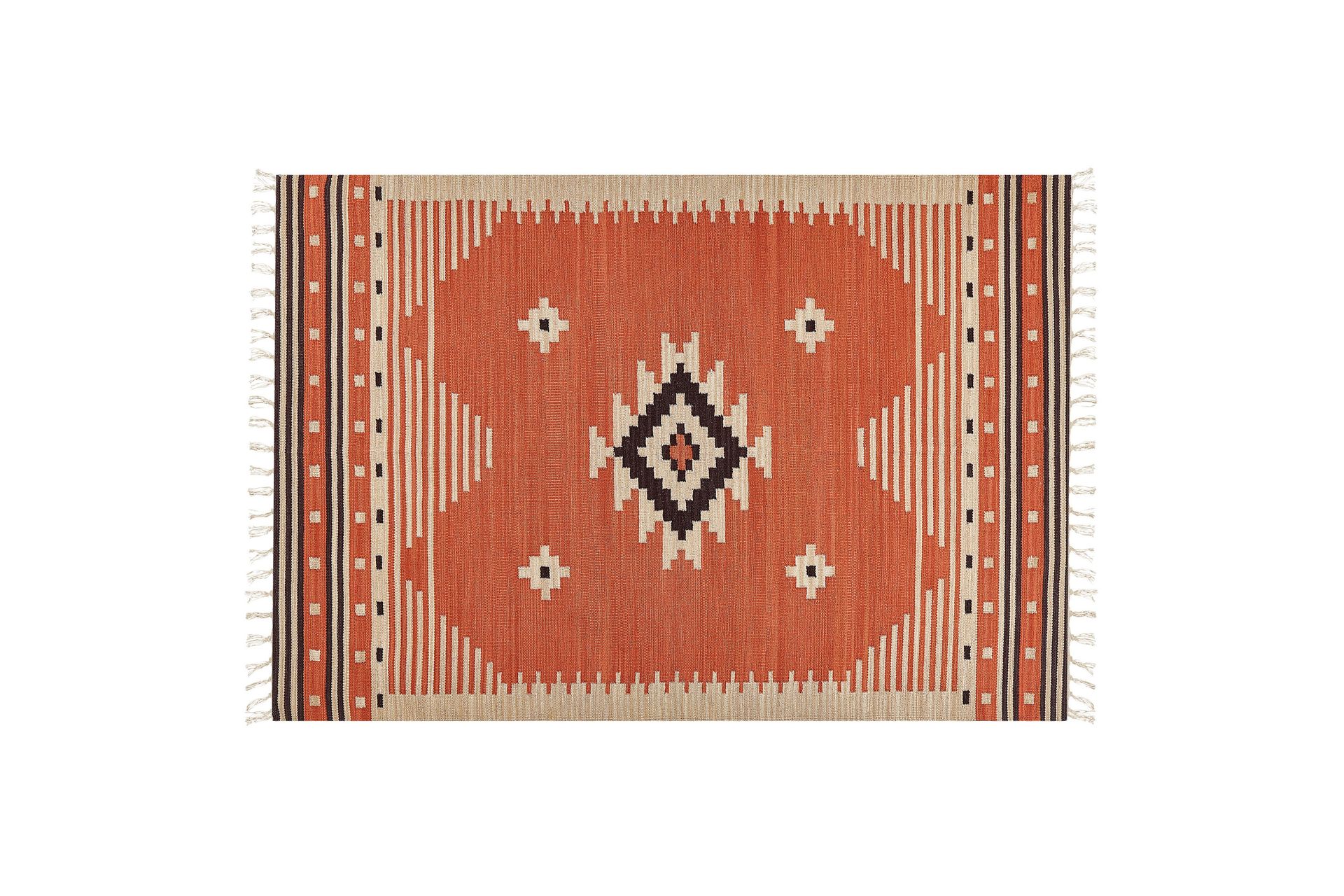 Bomullsmatta Gavar 140x200 cm - Orange