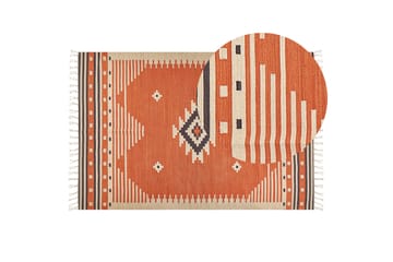 Bomullsmatta Gavar 200x300 cm - Orange - Textil & mattor - Matta - Modern matta - Bomullsmatta