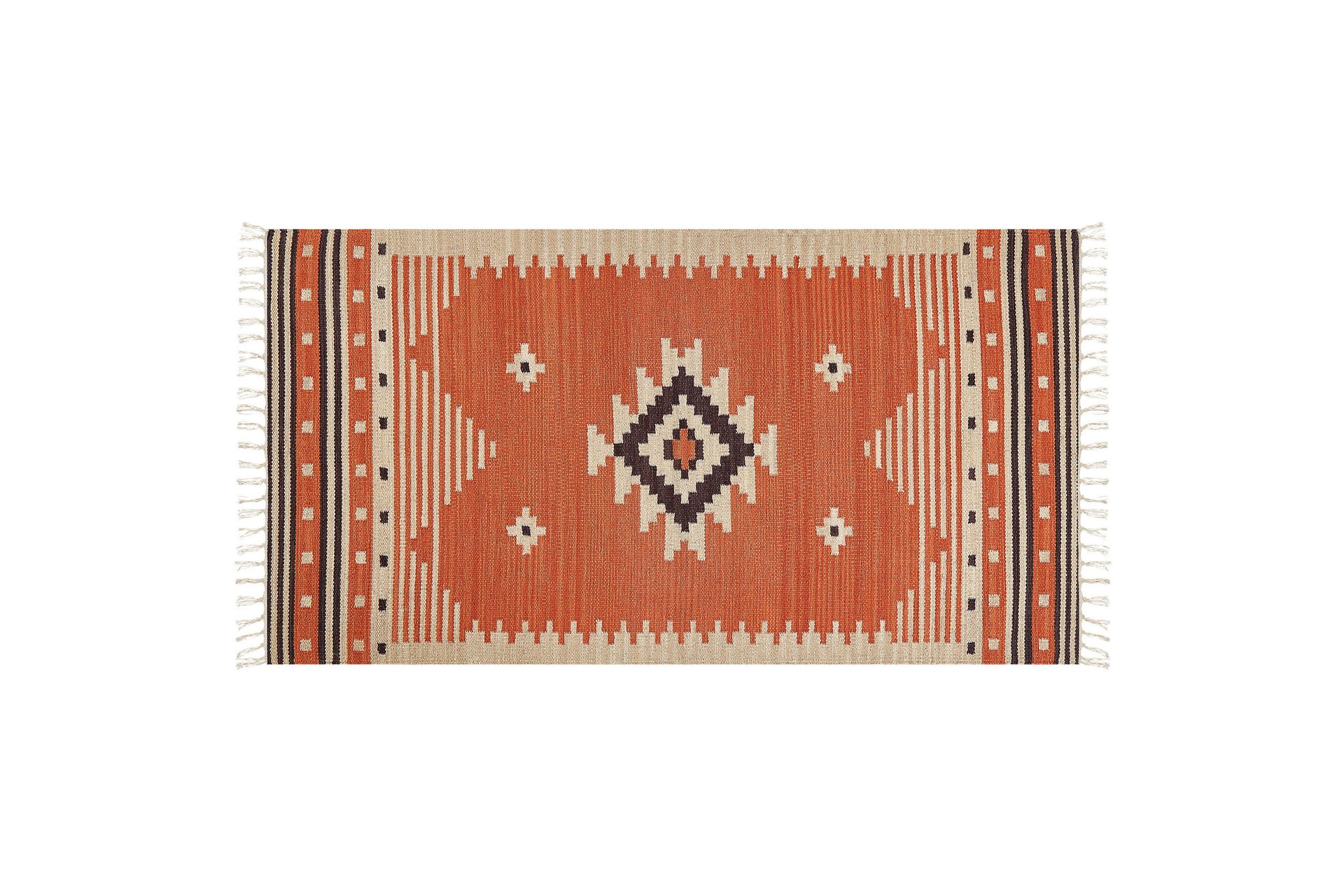 Bomullsmatta Gavar 80x150 cm - Orange