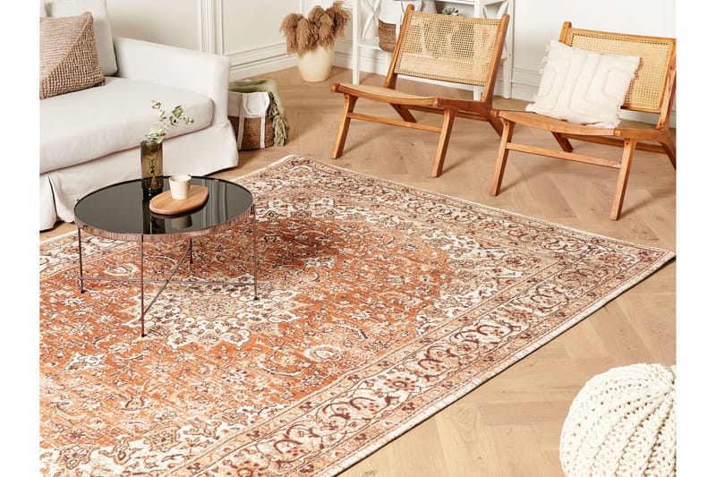 Bomullsmatta Hayat 200x300 cm - Orange - Textil & mattor - Matta - Modern matta - Bomullsmatta