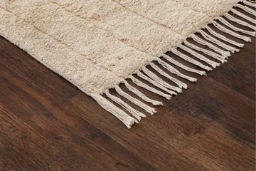 Marocko Bomullsmatta 160x230 cm - Creme - Textil & mattor - Matta - Modern matta - Bomullsmatta