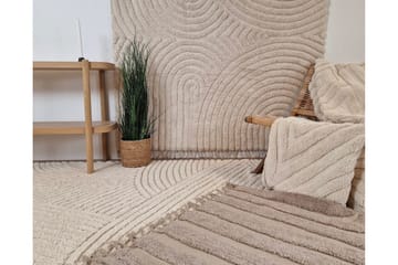 Marocko Bomullsmatta 160x230 cm - Creme - Textil & mattor - Matta - Modern matta - Bomullsmatta