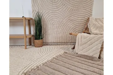 Marocko Bomullsmatta 160x230 cm - Creme - Textil & mattor - Matta - Modern matta - Bomullsmatta