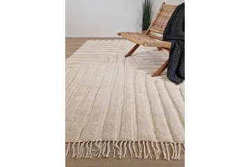Marocko Bomullsmatta 200x300 cm - Creme - Textil & mattor - Matta - Modern matta - Bomullsmatta