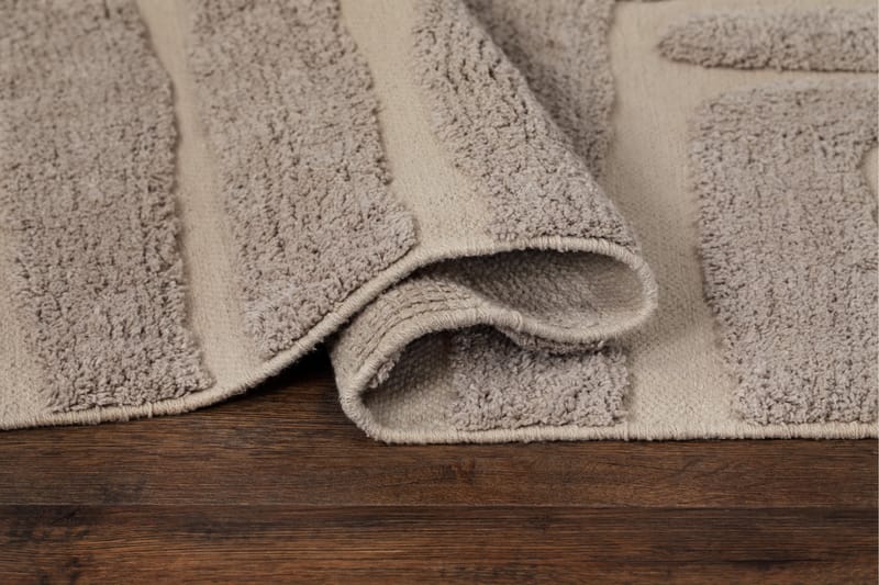 Marocko Bomullsmatta 200x300 cm - Linne - Textil & mattor - Matta - Modern matta - Bomullsmatta