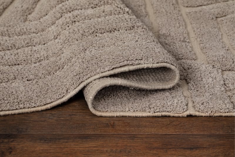 Marocko Bomullsmatta 240x340 cm - Linne - Textil & mattor - Matta - Modern matta - Bomullsmatta