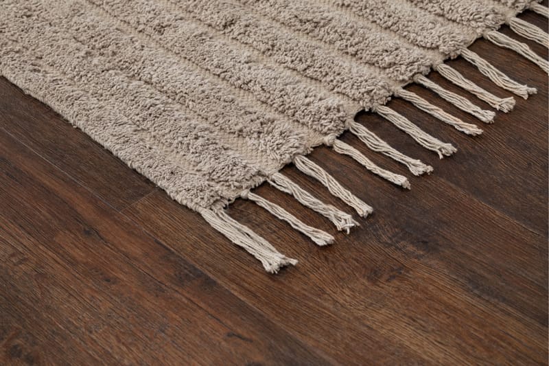Marocko Bomullsmatta 240x340 cm - Linne - Textil & mattor - Matta - Modern matta - Bomullsmatta