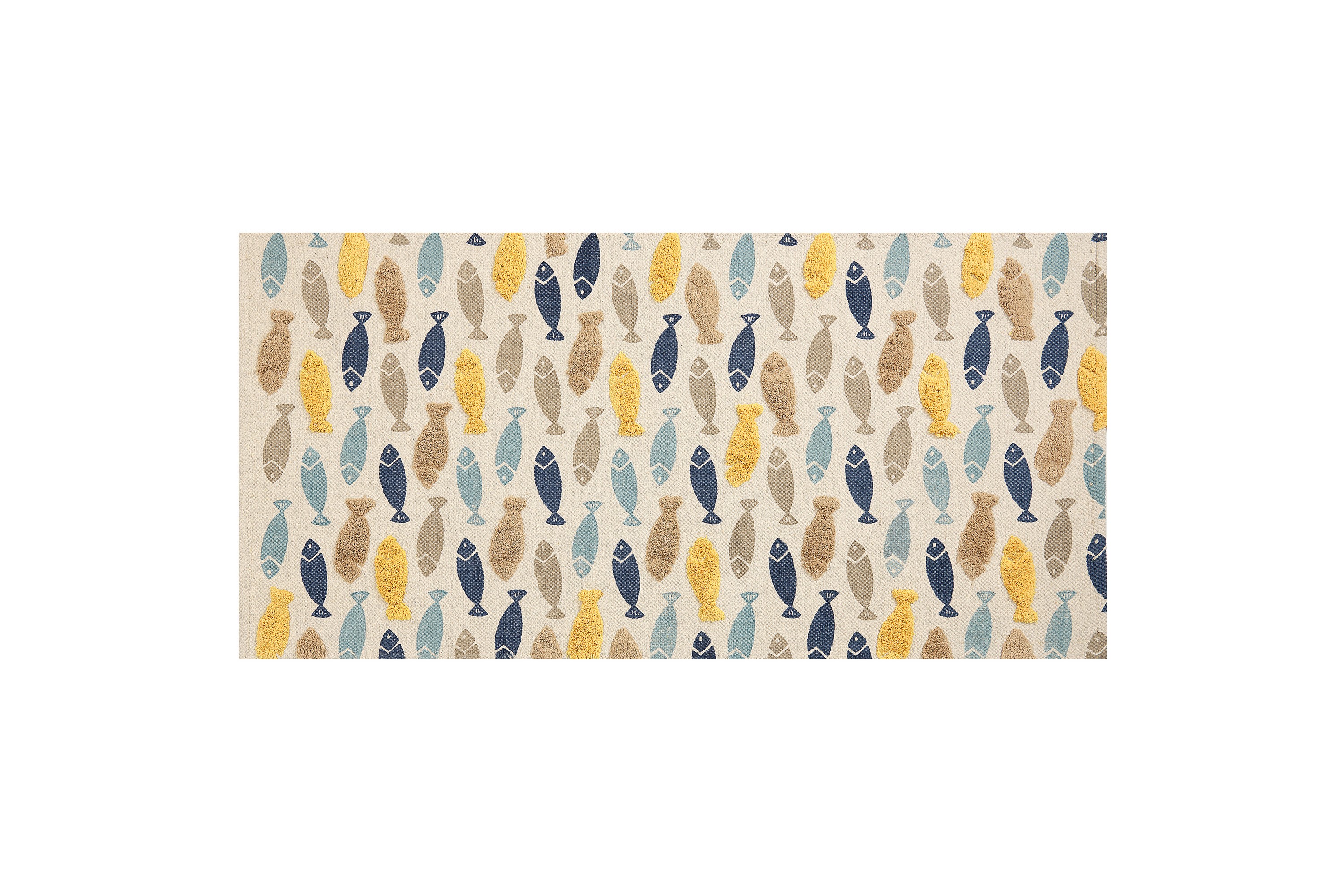 bomullsmatta ipuh 80x150 cm - beige