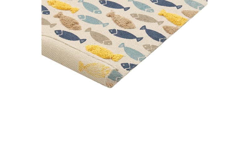 Bomullsmatta Ipuh 80x150 cm - Beige - Textil & mattor - Matta - Modern matta - Bomullsmatta