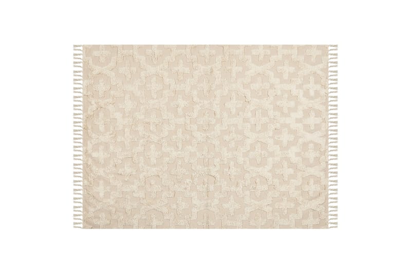 Bomullsmatta Itangar 160x230 cm - Beige - Textil & mattor - Matta - Modern matta - Bomullsmatta