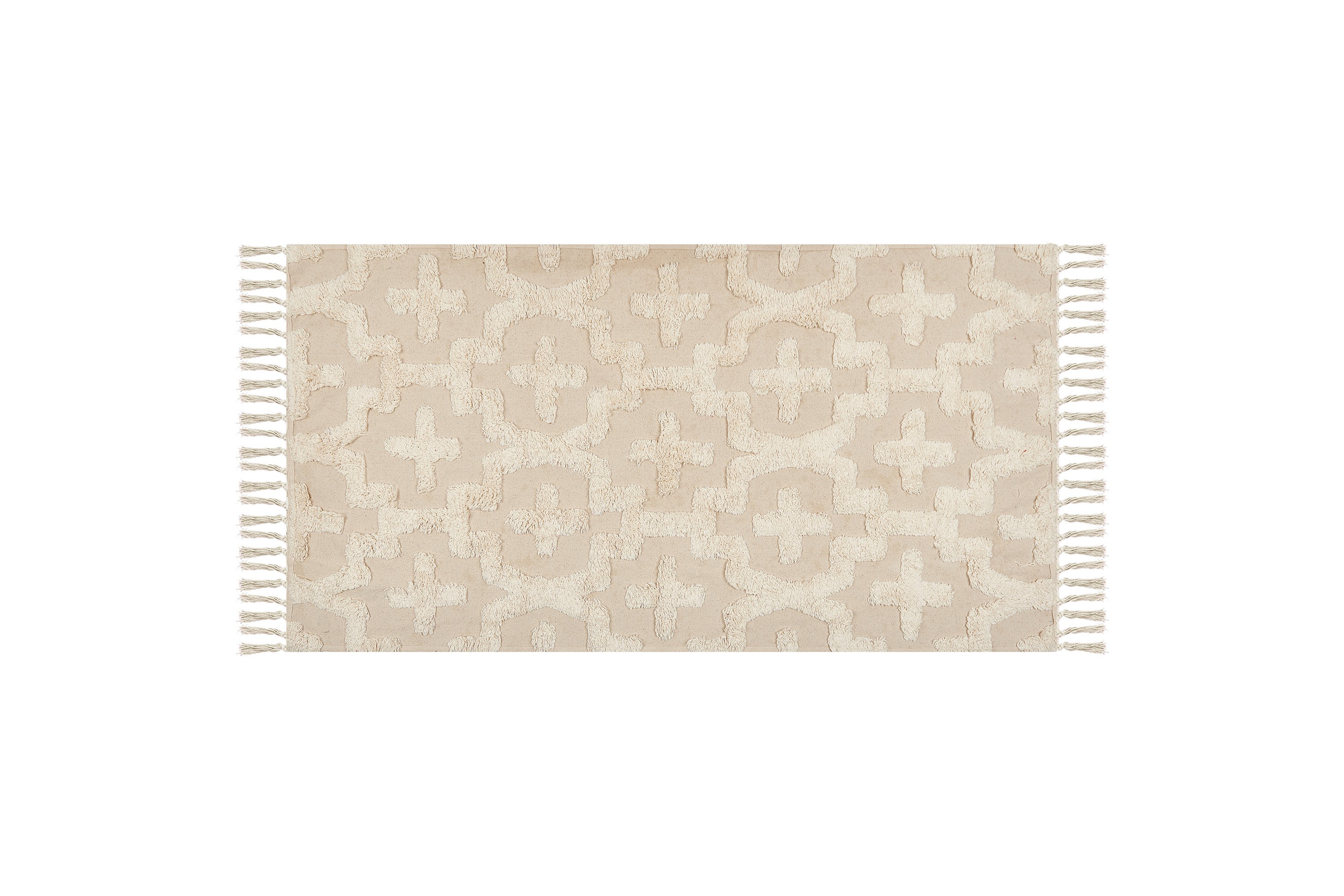 bomullsmatta itangar 80x150 cm - beige