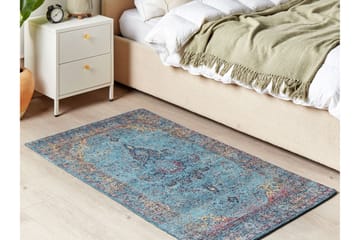 Bomullsmatta Kansu 80x150 cm - Blå - Textil & mattor - Matta - Modern matta - Bomullsmatta