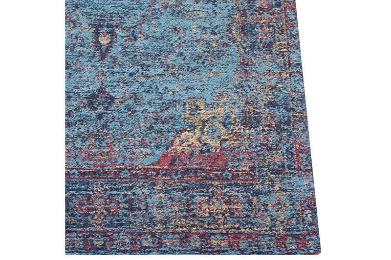 Bomullsmatta Kansu 80x150 cm - Blå - Textil & mattor - Matta - Modern matta - Bomullsmatta