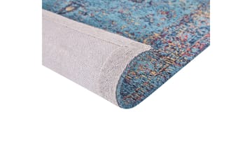Bomullsmatta Kansu 80x150 cm - Blå - Textil & mattor - Matta - Modern matta - Bomullsmatta