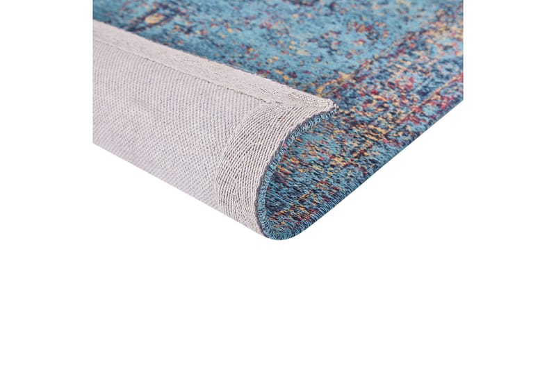 Bomullsmatta Kansu 80x150 cm - Blå - Textil & mattor - Matta - Modern matta - Bomullsmatta