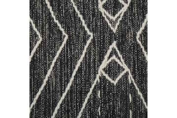 Bomullsmatta Khenifra 160x230 cm - Svart/Vit - Textil & mattor - Matta - Modern matta - Bomullsmatta