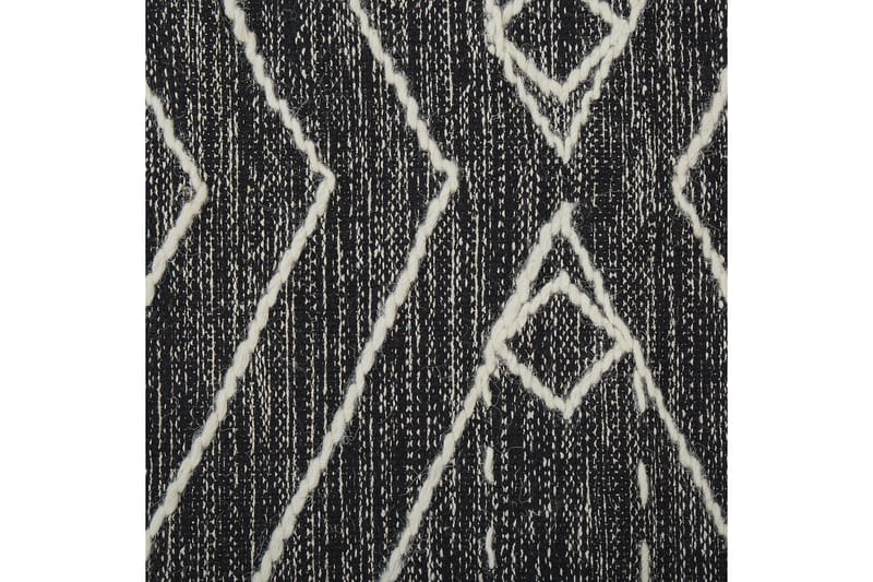 Bomullsmatta Khenifra 160x230 cm - Svart/Vit - Textil & mattor - Matta - Modern matta - Bomullsmatta