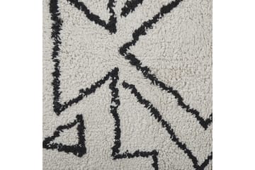 Bomullsmatta Khouribga 160x230 cm - Svart/Vit - Textil & mattor - Matta - Modern matta - Bomullsmatta