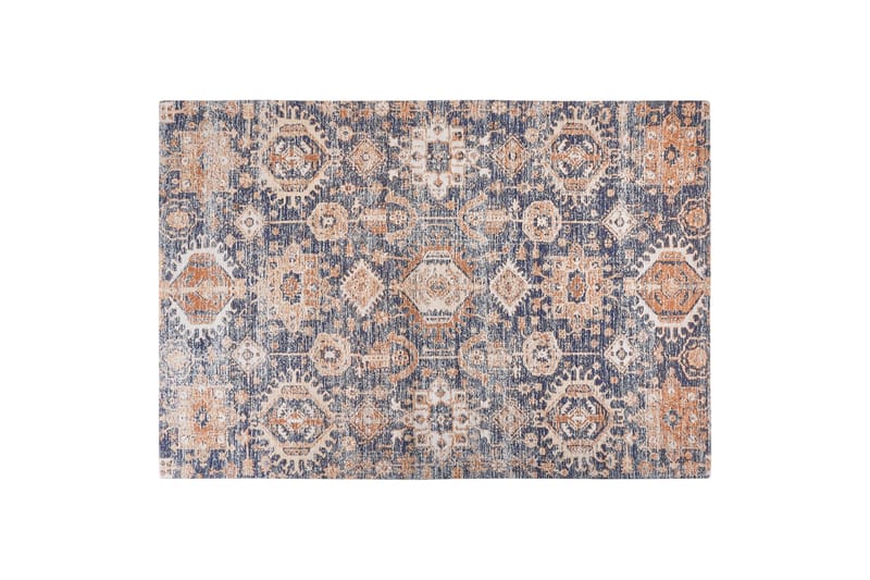 Bomullsmatta Kurin 140x200 cm - Blå - Textil & mattor - Matta - Modern matta - Gångmatta