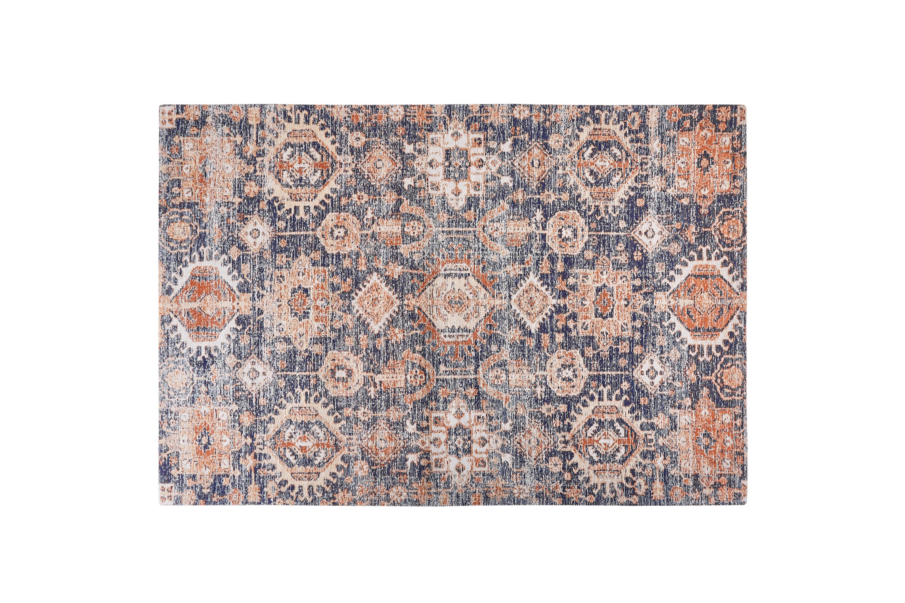 bomullsmatta kurin 200x300 cm - blå