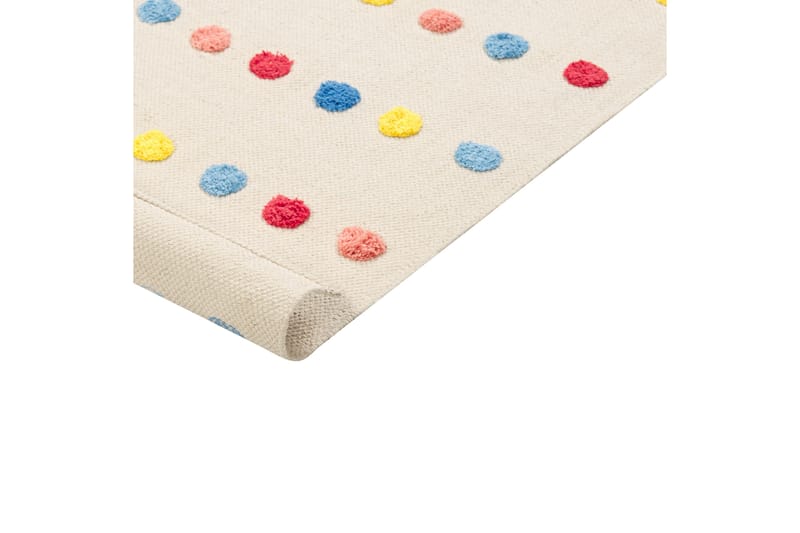Bomullsmatta Leles 80x150 cm - Beige - Textil & mattor - Matta - Modern matta - Bomullsmatta