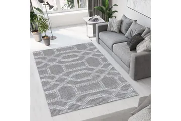 Magma Bomullsmatta 100x150 cm Rektangulär - Grå - Textil & mattor - Matta - Modern matta - Bomullsmatta