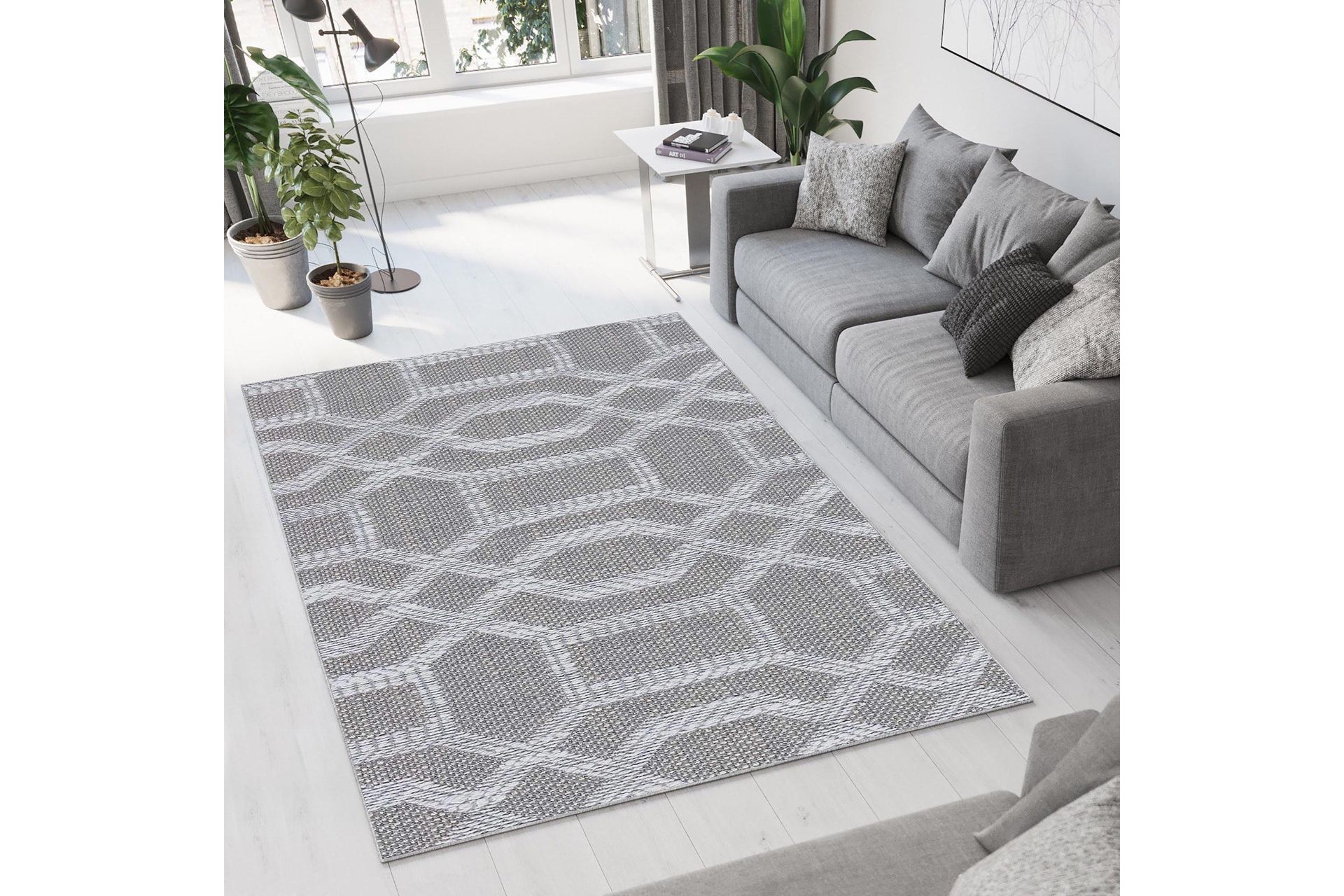 Magma Bomullsmatta 80x120 cm Rektangul&auml;r - Gr&aring;