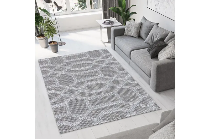 Magma Bomullsmatta 80x300 cm Rektangulär, Grå