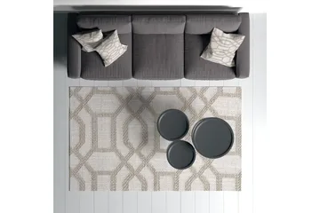 Maltina Bomullsmatta 120x180 cm Rektangulär - Grå - Textil & mattor - Matta - Modern matta - Bomullsmatta