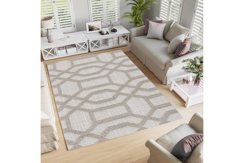 Bomullsmatta Maltina 80x200 Rektangulär - Grå - Textil & mattor - Matta - Modern matta - Bomullsmatta