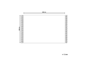 Bomullsmatta Margara 200x300 cm - Röd - Textil & mattor - Matta - Modern matta - Bomullsmatta