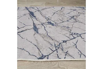 Masahiko Bomullsmatta 100x300 cm Rektangulär - Blå - Textil & mattor - Matta - Modern matta - Bomullsmatta