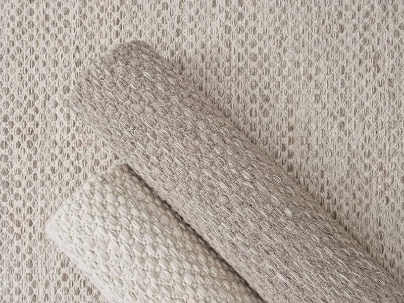 Varberg Bomullsmatta 160x230 cm Rektangulär - Beige - Textil & mattor - Matta - Modern matta - Gångmatta
