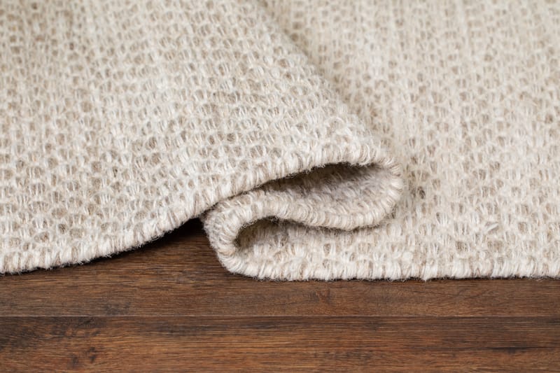 Varberg Bomullsmatta 160x230 cm Rektangulär - Creme - Textil & mattor - Matta - Modern matta - Bomullsmatta