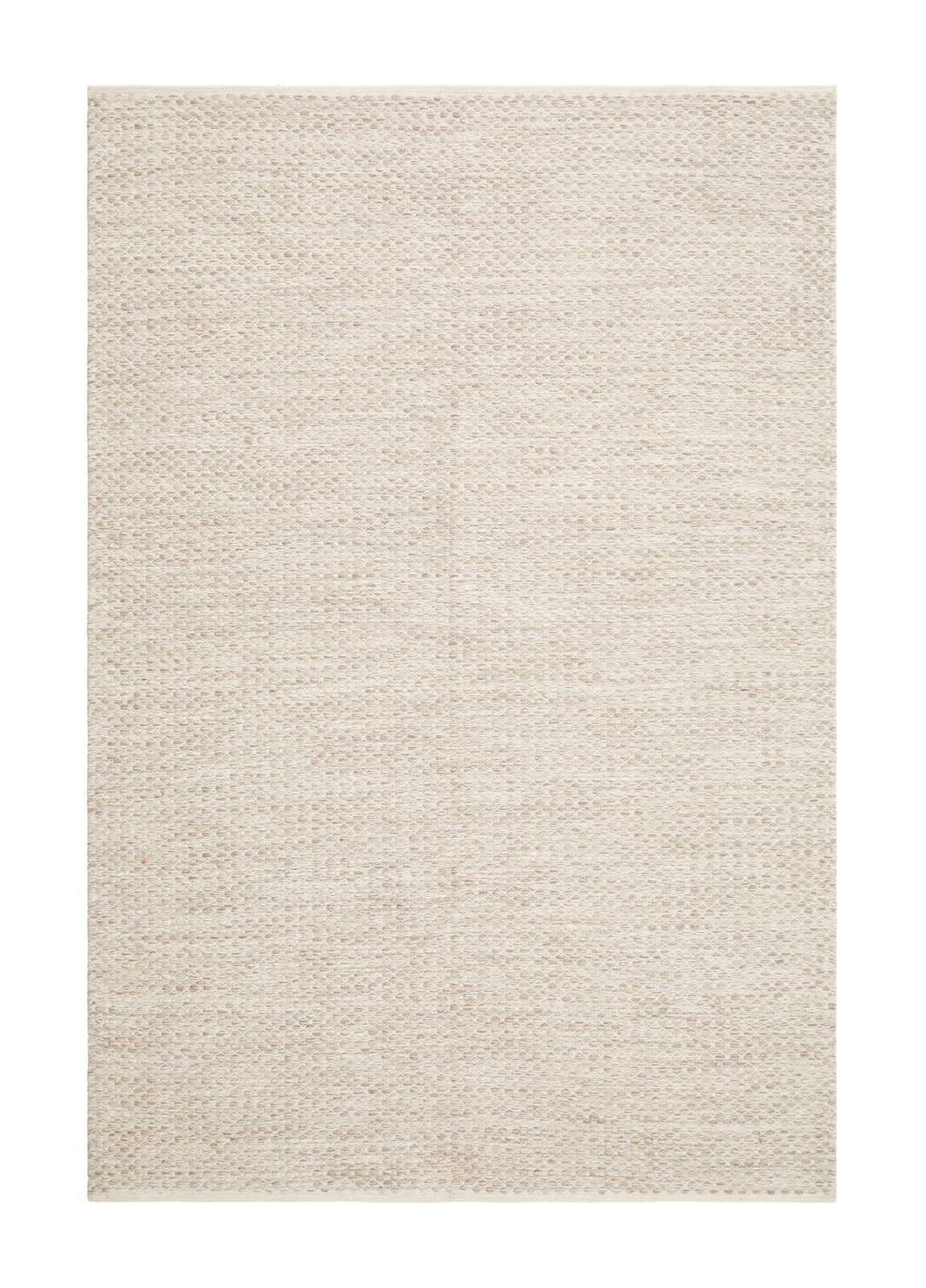 Varberg Bomullsmatta 160x230 cm Rektangulär Creme