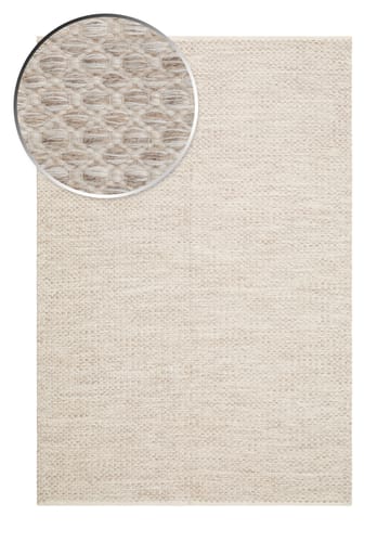 Varberg Bomullsmatta 200x300 cm Rektangulär - Creme - Textil & mattor - Matta - Modern matta - Bomullsmatta