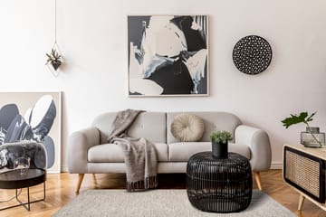 Varberg Bomullsmatta 300x400 cm Rektangulär - Beige - Textil & mattor - Matta - Modern matta - Gångmatta