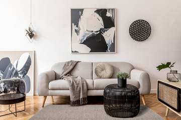 Varberg Bomullsmatta 300x400 cm Rektangulär - Linne - Textil & mattor - Matta - Modern matta - Bomullsmatta