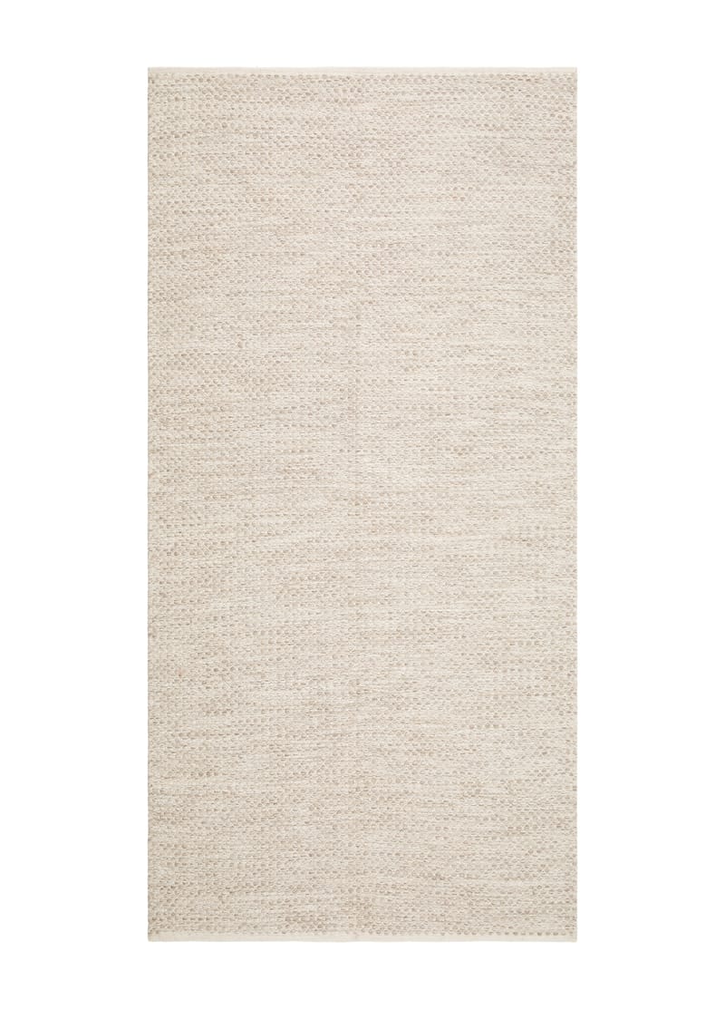 Varberg Bomullsmatta 75x150 cm Rektangulär - Creme - Textil & mattor - Matta - Modern matta - Bomullsmatta