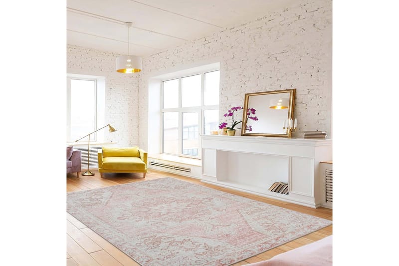 Nilam Bomullsmatta 160x230 cm Rektangulär - Creme - Textil & mattor - Matta - Modern matta - Bomullsmatta